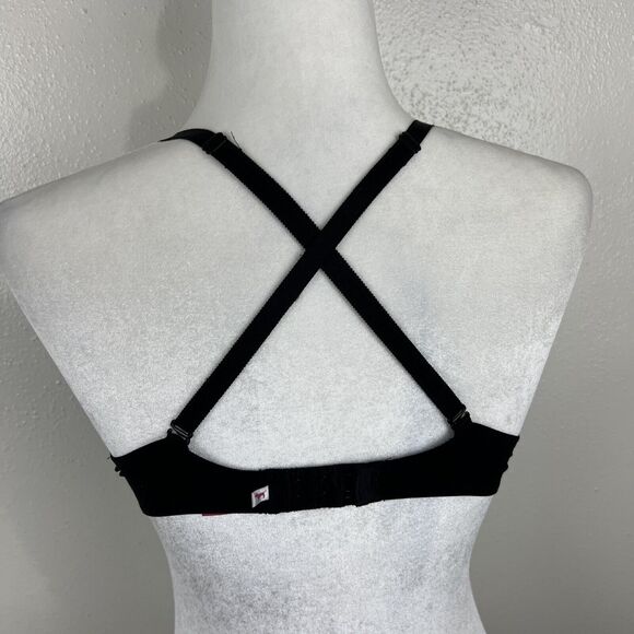 Pink Victoria's Secret Women 34C Black Padded Wired Wear Everywhere Push-Up - Picture 3 of 12